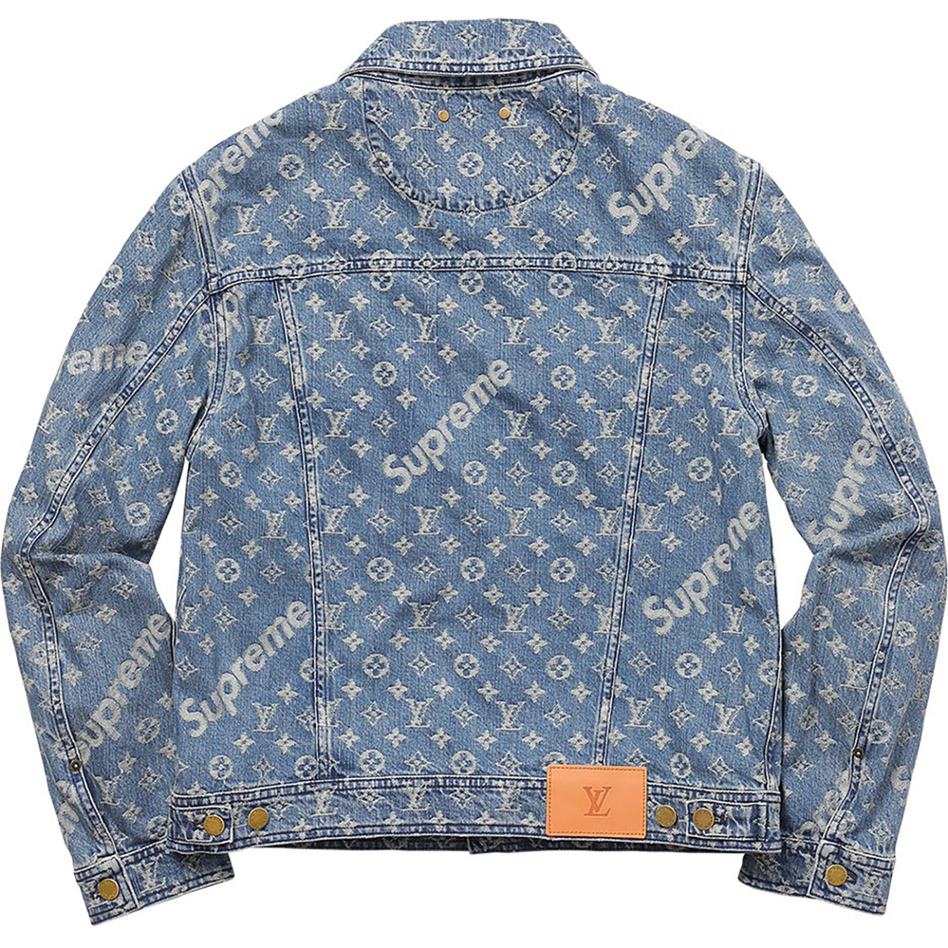 Louis Vuitton/Supreme Jacquard Denim Trucker Jacket view 2